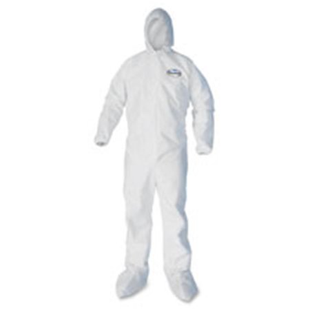 KIMBERLY-CLARK PROFESSIONAL Kimberly-Clark Professional KCC44332 Kleenguard A40 Protection Coveralls; White - 25 Per Carton - Medium KCC44332